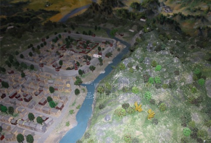 古均洲城沙盘模型
