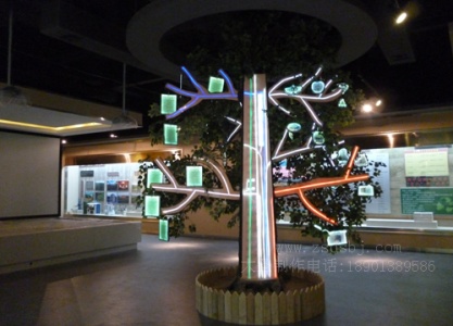 专业制作玻璃钢产业树雕塑