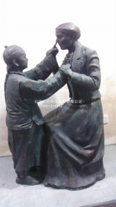 南京特殊教育博物馆米尔斯夫人与盲童